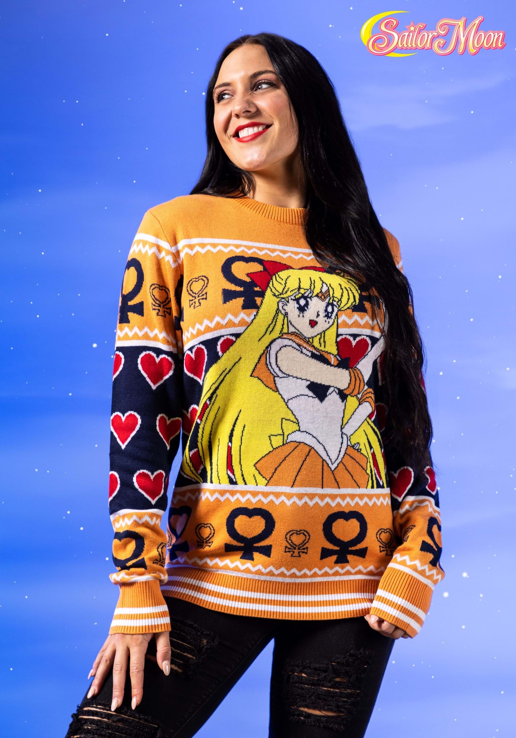 Sailor Venus Ugly Christmas Sweater
