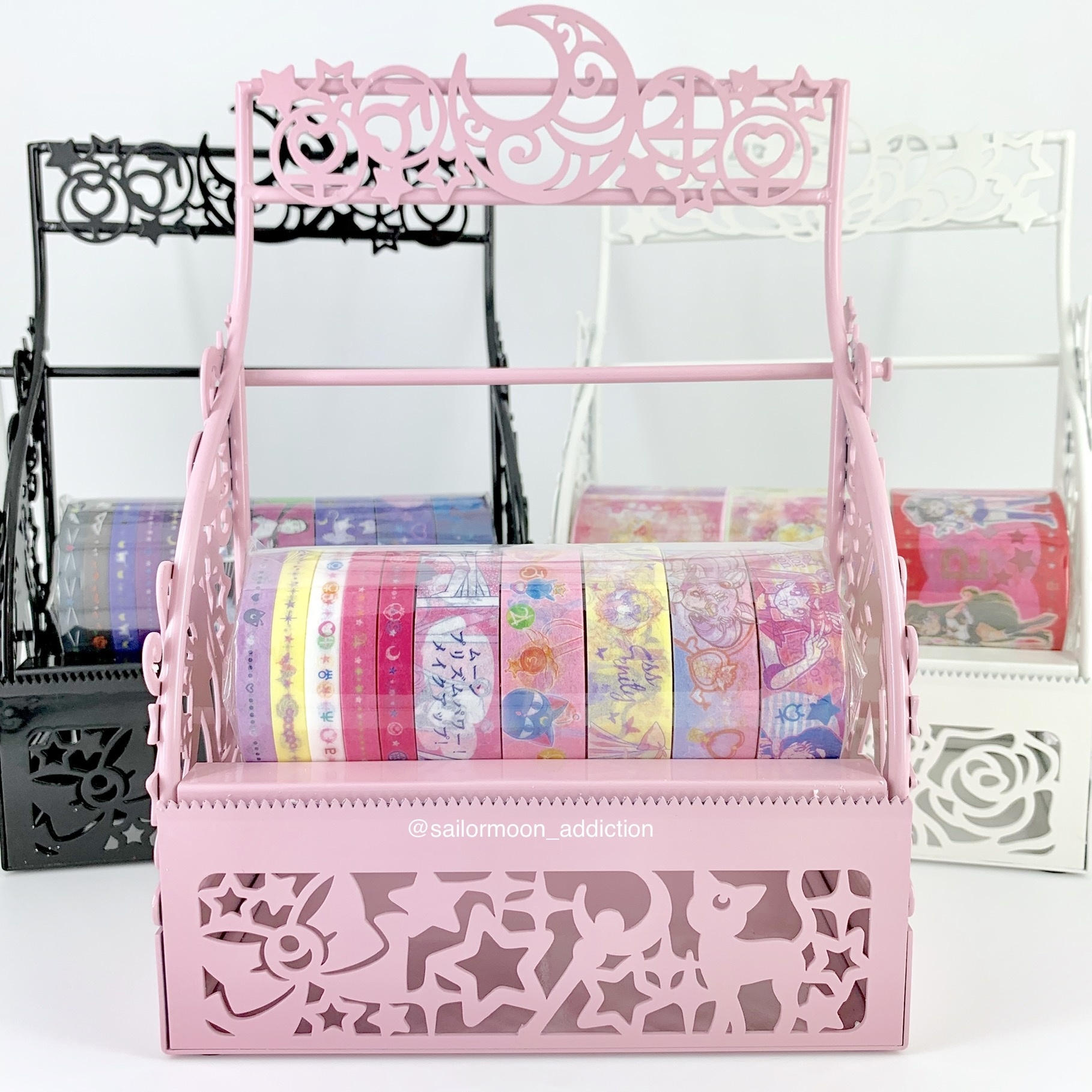 Review - Sailor Moon Masking Tape & Stand Set - Premium Bandai Pink Edition