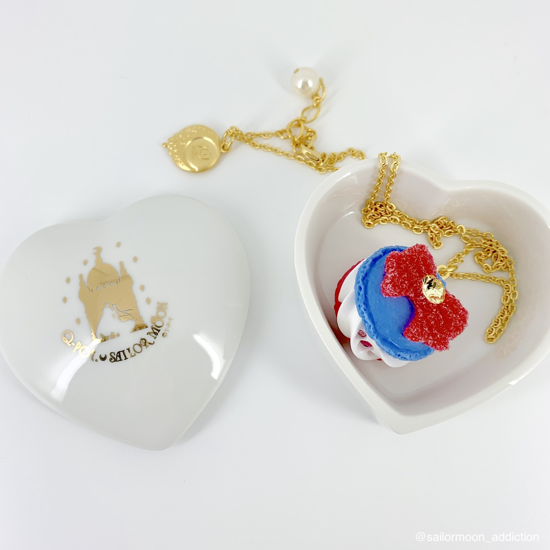 Review - Sailor Moon x Q-Pot 2019 Sailor Ribbon Macaron Necklace