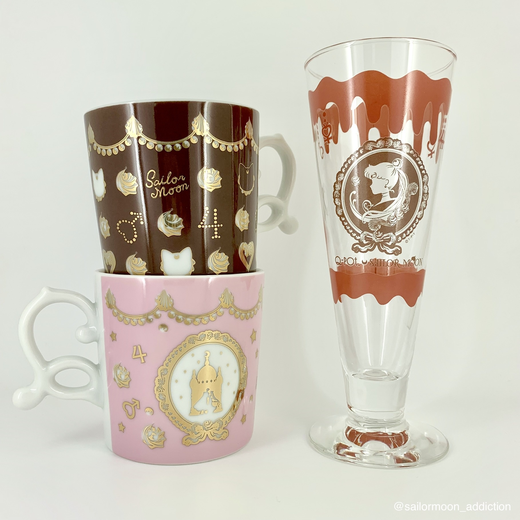 Review - Sailor Moon x Q-Pot 2019 Sailor Moon Luna Artemis Mug and Parfait Glass