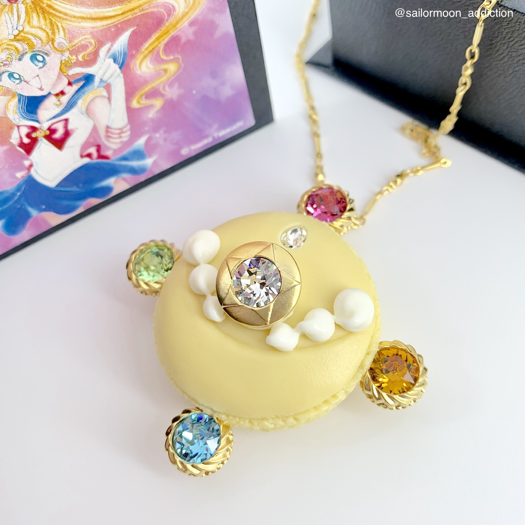 Sailor Moon Fan Club Exclusive Q-Pot Macaron Necklace & Bag Charm Review