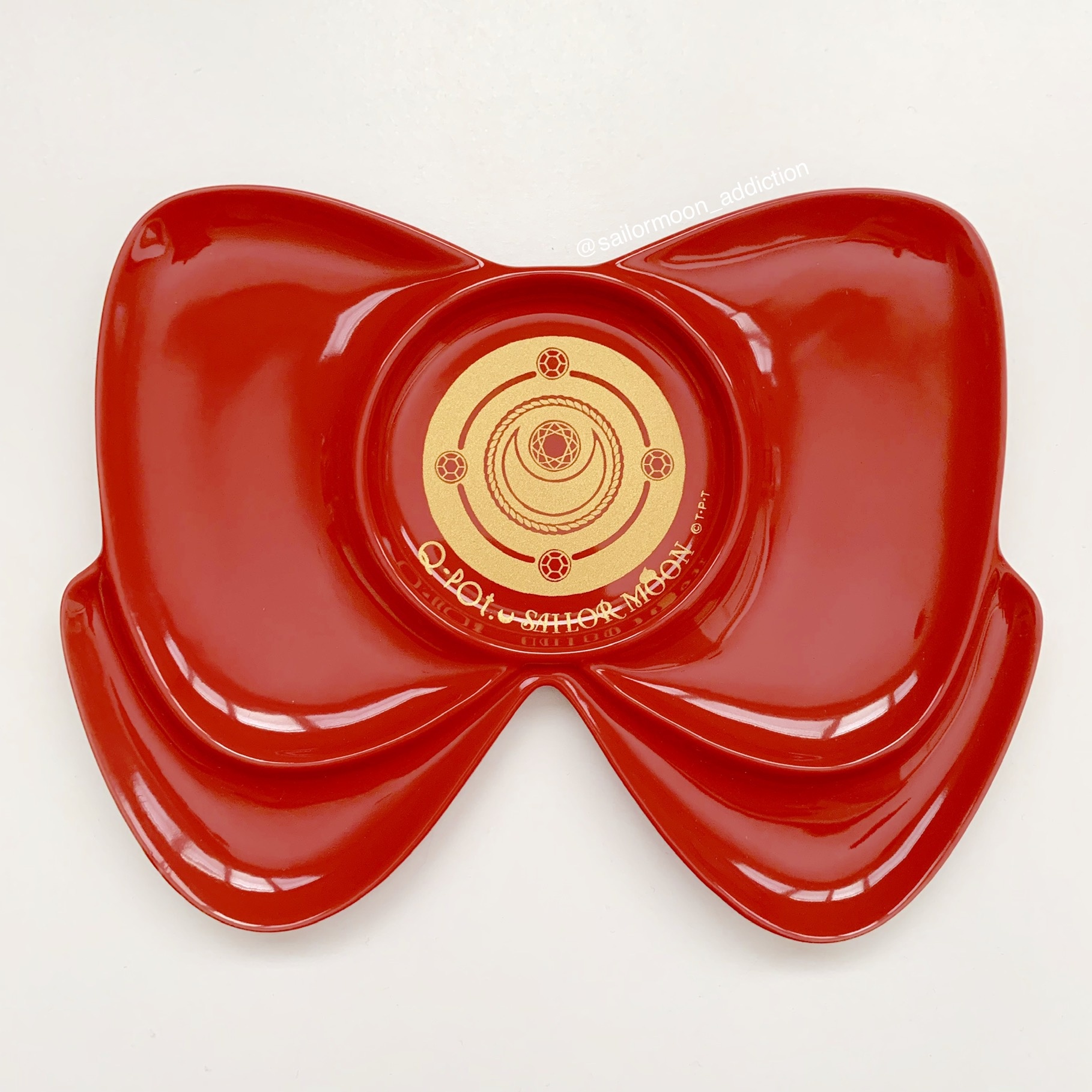 Sailor Moon Q-Pot 2019 Ribbon Plate Red