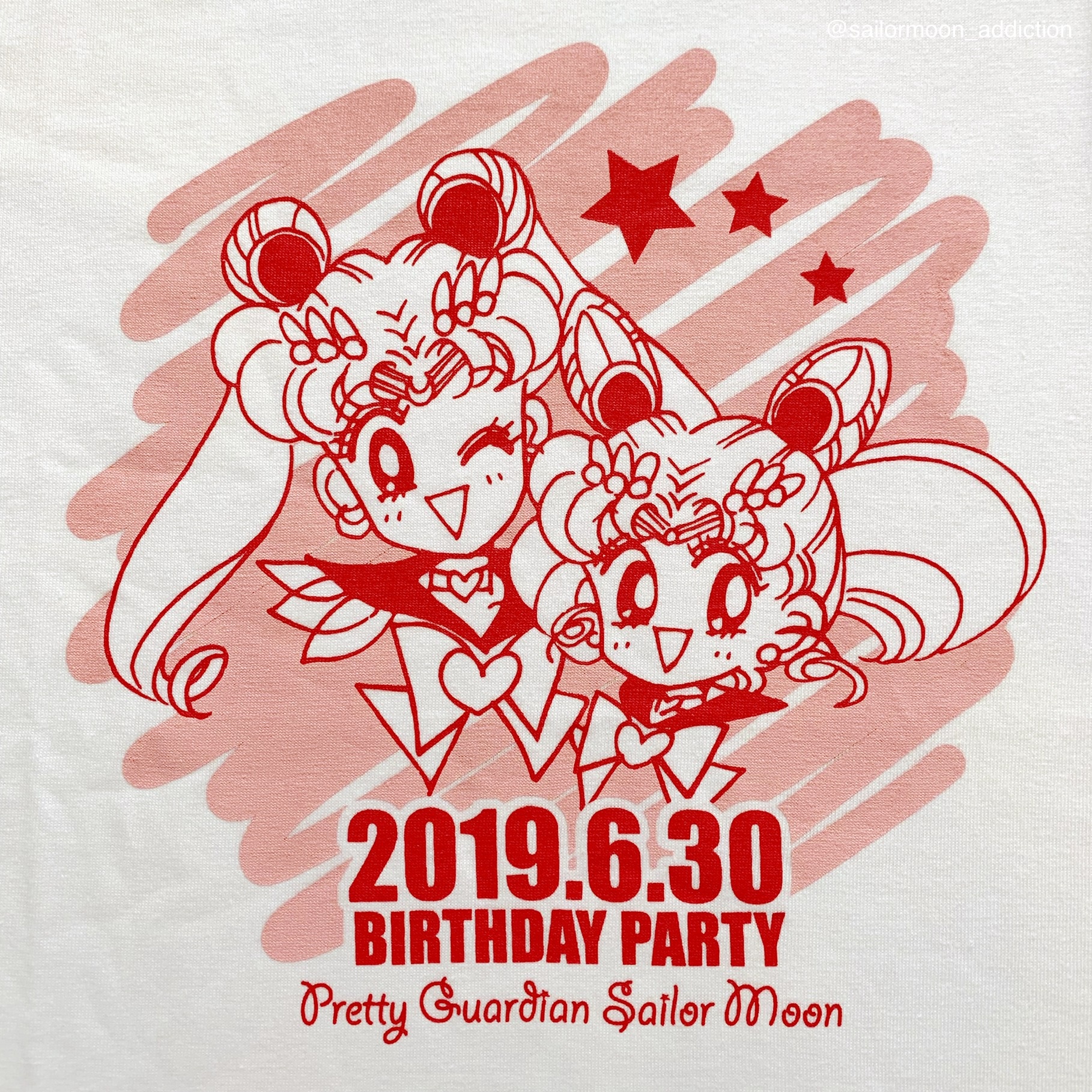 Review - Sailor Moon Store Usagi Birthday Party 2019 T-Shirt 2